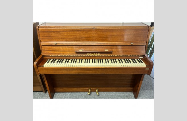 Zender Satin Mahogany Upright Piano, Used - All Inclusive Premium Package (SN:10326) - Image 1
